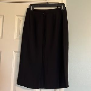 EUC J.Crew Suiting Midi-Length Skirt